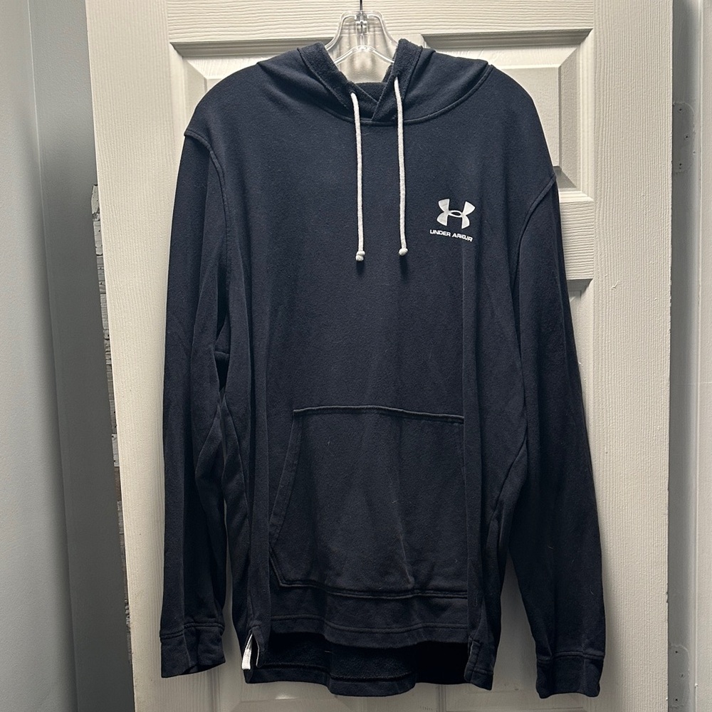 Under Armour Black Hoodie with White Logo